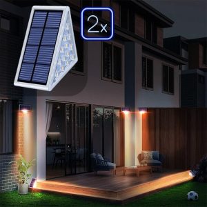 Vodootporna solarna lampa (2kom) | LUMOSTEP