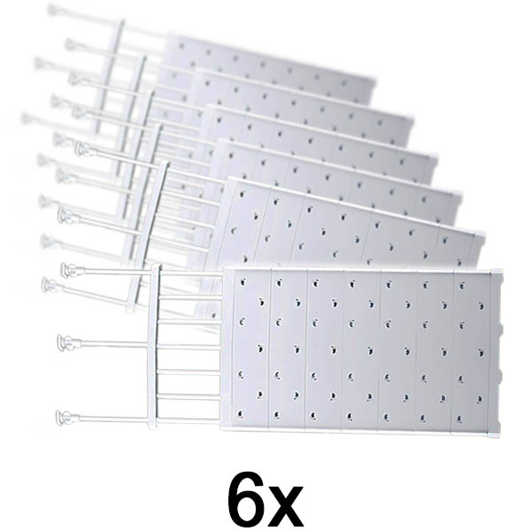 6x Proširiva polica za odlaganje | SHELFEXPEND