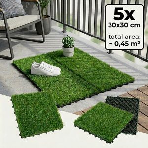 Pločice od veštačkog trave za dekoraciju (5 komada) | GRASSTILE