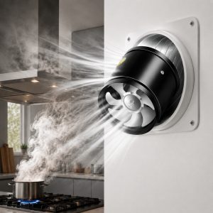 Izduvni ventilator za kuhinju, kupatilo i kancelariju - 160 m³/h ili 530 m³/h | VENTORIS